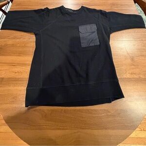 rag & bone Black Sweatshirt with Pocket